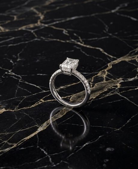 Anello Medea Donna in Oro bianco Diamante 0.90 Ct AN RAD 0.90 CERT - AN RAD 0.90 CERT
